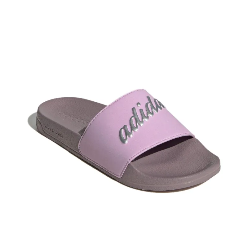 Adidas Adilette Shower Slides 'Purple' Women's-2