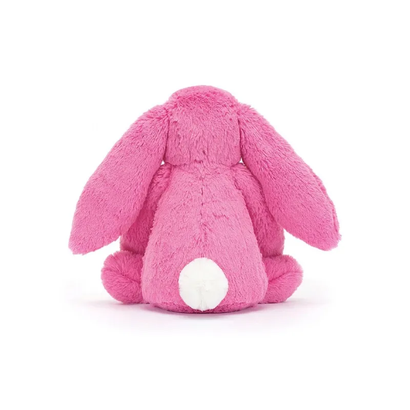 JELLYCAT Bashful Hot Pink Bunny Plush Toy-2