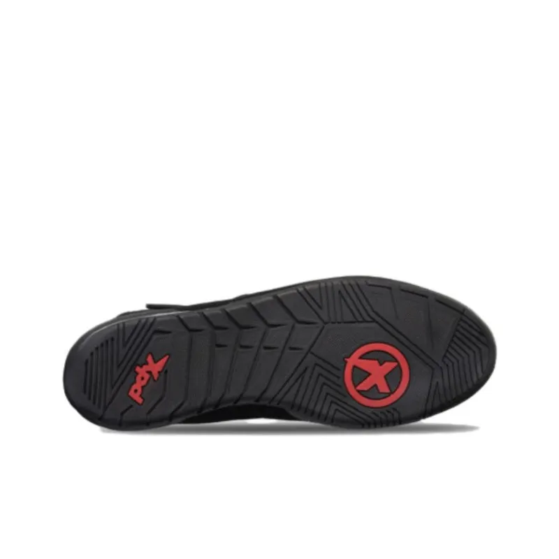 XPD X-Radical Cushioning Wear-Resistant High-Top Skateboard Shoes Unisex Black-5
