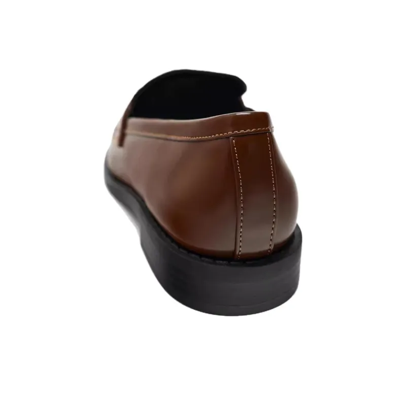 ZARA Loafers Women's Brown-4
