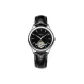 White Case Black Dial Black Leather