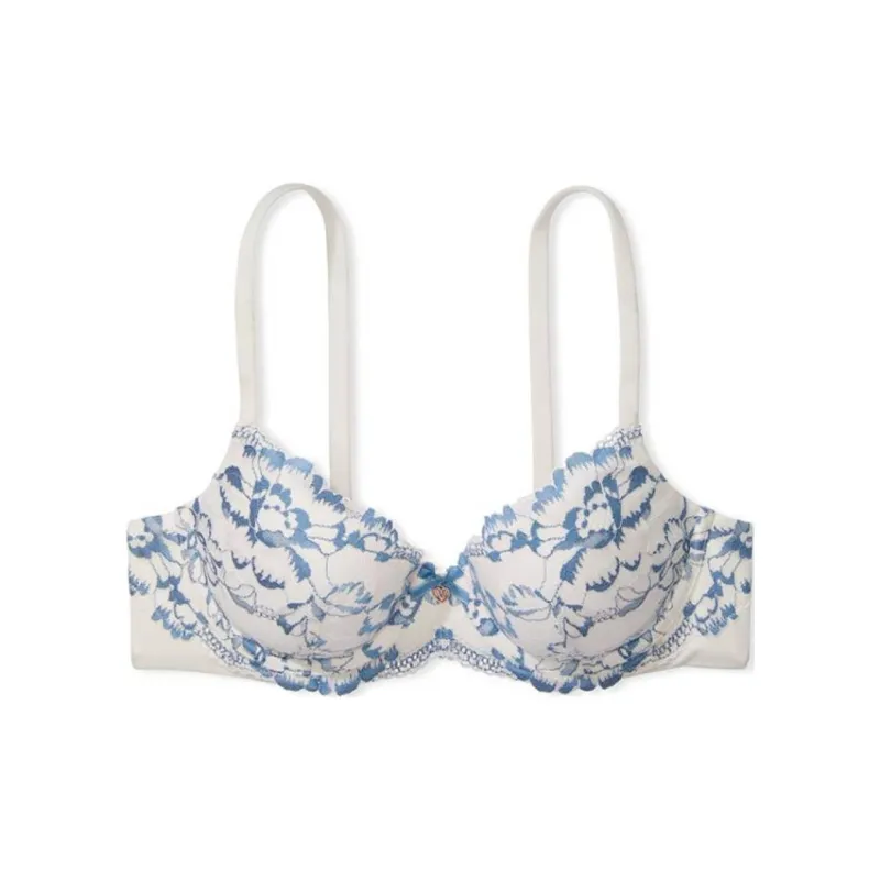 VICTORIA'S SECRET Bra Women's White Base Floral Print-0