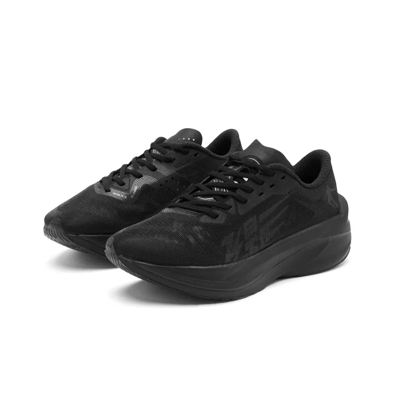 QIAODAN Flying Shadow PB4.0 Cushioning Wear Resistant Low Top Marathon Running Shoes Men's Black-2