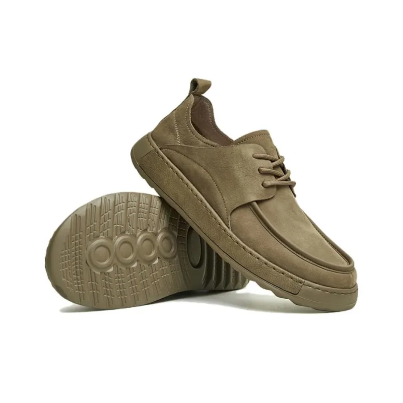 TATA Men's Casual Shoes Men Low Top Solid Color-4