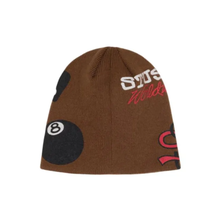 Stussy Acrylic Beanies Unisex Brown-1