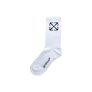 OFF WHITE Logo Detailed Ribbed Socks