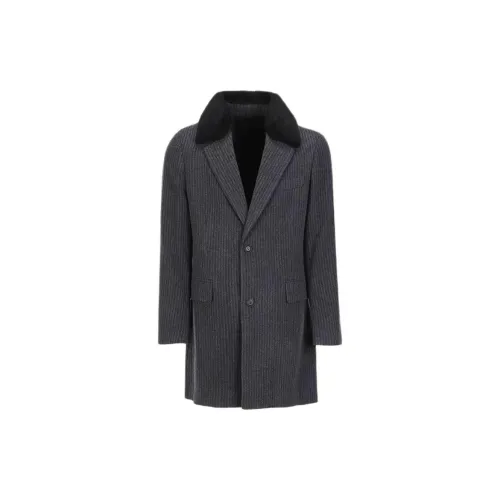 BRAUN BUFFEL Coats Men Dark Gray