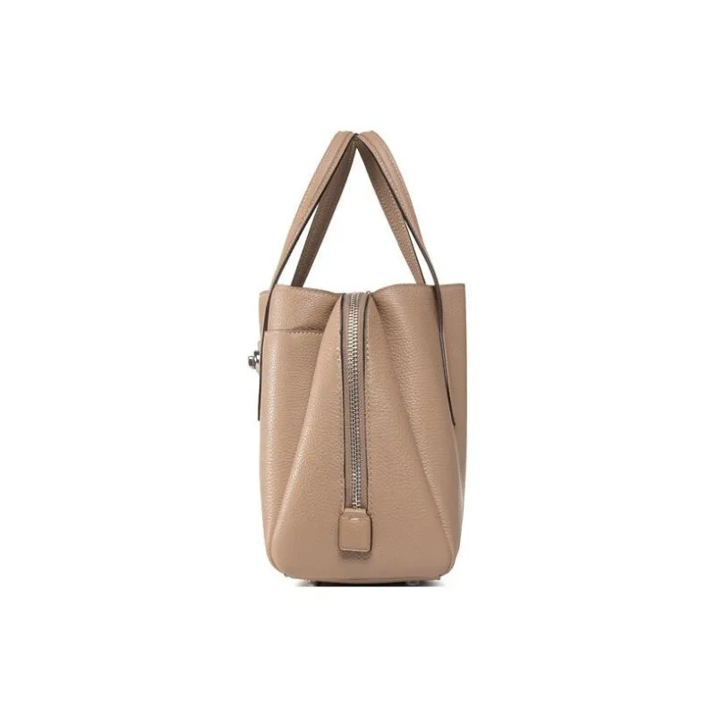 COACH Lora Canvas With Leather Shoulder Bag, Crossbody Bag, Handbag Tubas Women's Khaki-4