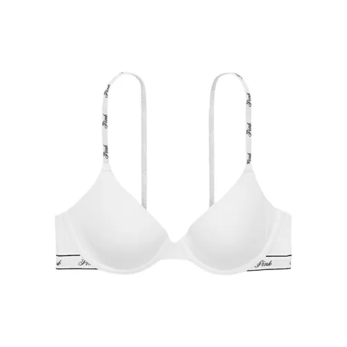 Victoria's Secret PINK 1739 Contour Style WEAR EVERYWHERE T SHIRT BRA Collection LIGHTLY LINED Bra Women's White