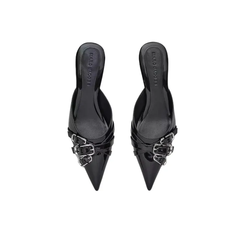 MARC JACOBS The Emma Kitten-heel Mules-4