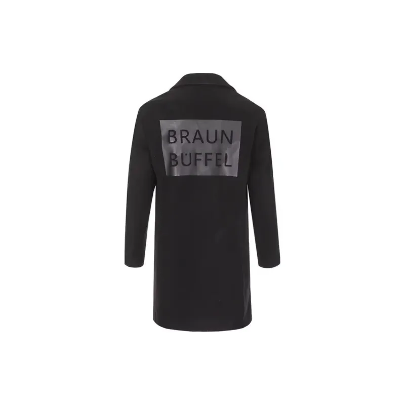 BRAUN BUFFEL Coats Men Black-1