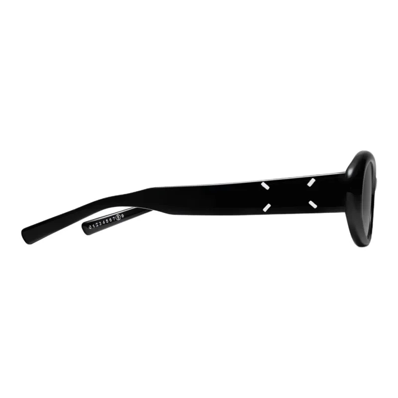 GENTLE MONSTER Plate Frame Oval Sunglasses Unisex Black-2