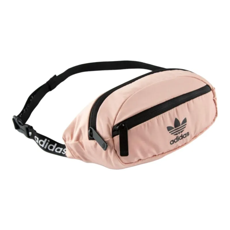 Adidas Originals Polyester Polyester One Shoulder Crossbody Fanny Pack Regular Unisex Pink/Black-3