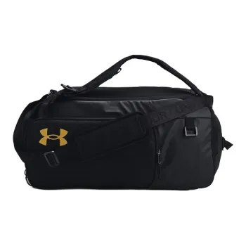 Under Armour Polyester Backpack Medium Size Men's Black & Metal Gold