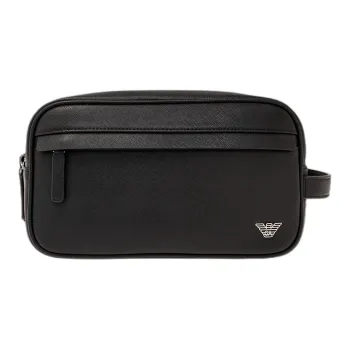 EMPORIO ARMANI Polyester Toiletry Bag Men's Black