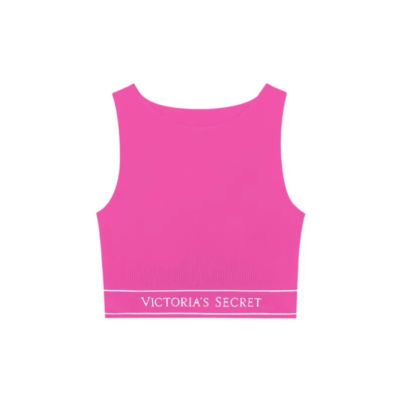 Victoria's Secret Tank Top Women's Bright Pink-0