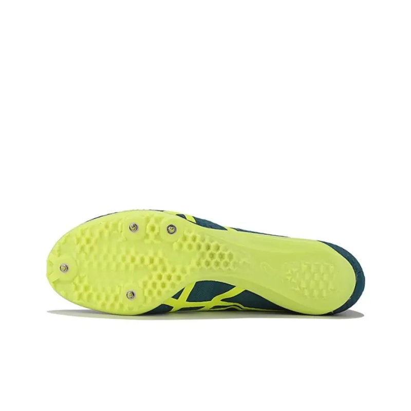 Asics SonicSprint Elite2 Cushioning Wear-Resistant Low-Top Running Shoes Unisex Green Yellow-3