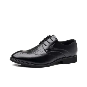 Batotem Dress Shoes Men Low Top Black