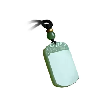 GOLDFISH ALLEY Pendants Pale Greenish White Jade Unisex