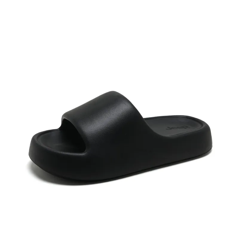 Jeep EVA Quick Dry Slide Slippers Men's Ecru-1