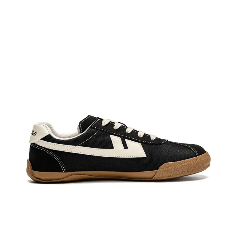 Warrior Slip Resistant, Abrasion Resistant, Breathable, Lightweight Low Top Canvas Shoes Unisex Black Rice-1