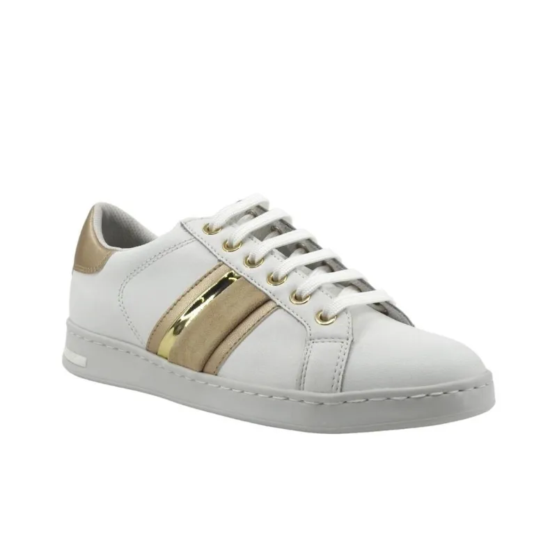 GEOX Lightweight Low Top Skateboard Shoes Women's White-1