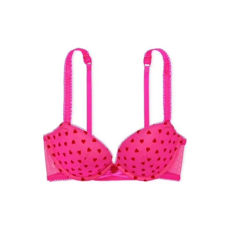 VICTORIA'S SECRET Bra Women's Barbie Pink Heart-0