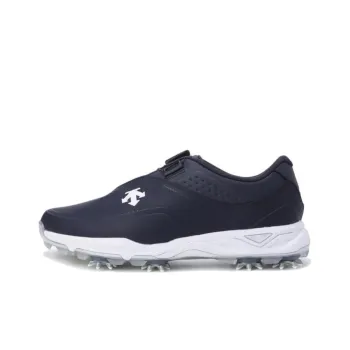 DESCENTE AXLE PRO Boa Cushioning Wear Resistant Low Top Golf Shoes Unisex Blue