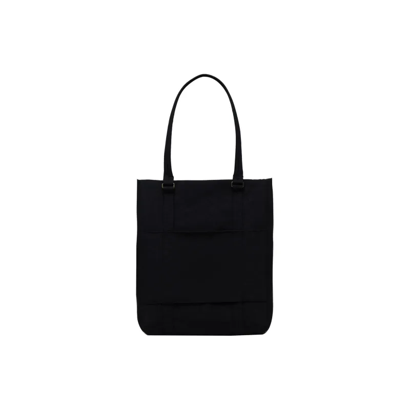 Herschel Nylon Tote Bag Shopping Bag Handbag Large Size Unisex Black-4