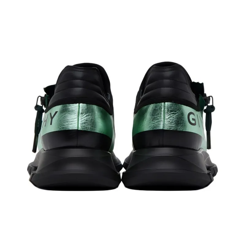 Givenchy Spectre Low Top Casual Shoes Men's Black Green-3