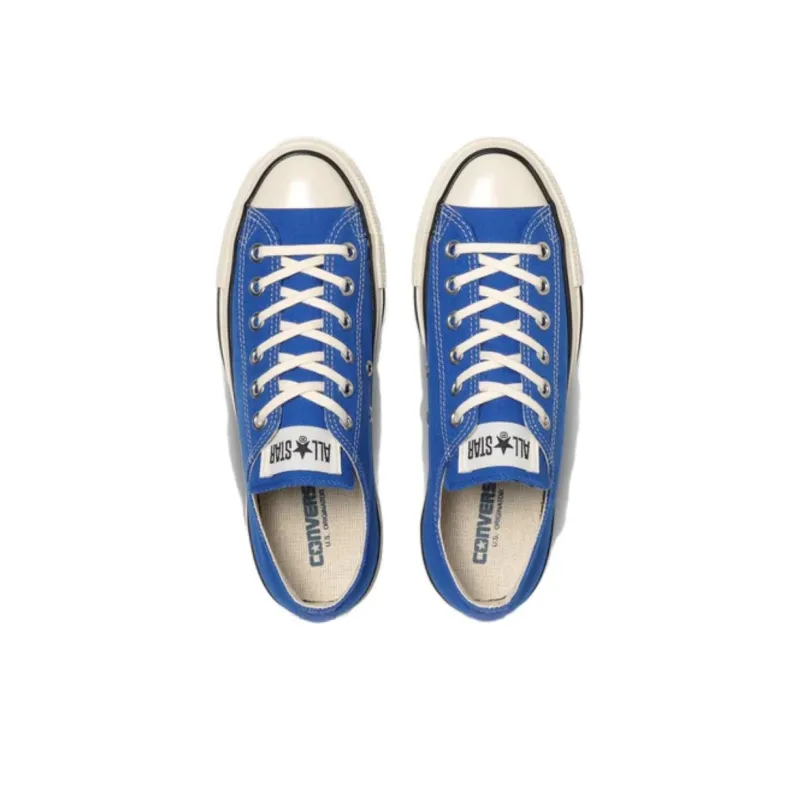 Converse All Star Non slip Lightweight Low Top Canvas Shoes Unisex Blue White Japan Version-3
