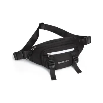 NOT ME Fabric Sling Bag Fanny Pack Regular Unisex White Black/Cool Black