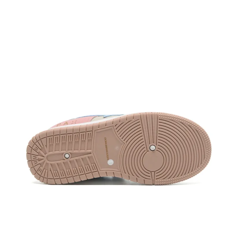 Anime Story Slip Resistant, Abrasion Resistant, Breathable Low Top Skateboard Shoes Women's-6