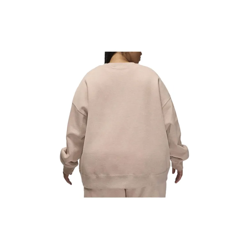 Jordan Flight Fleece Sweatshirt Women's Medium Brown-1