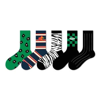 RUMEE FOR Mid-Calf Socks Unisex 5 Pack