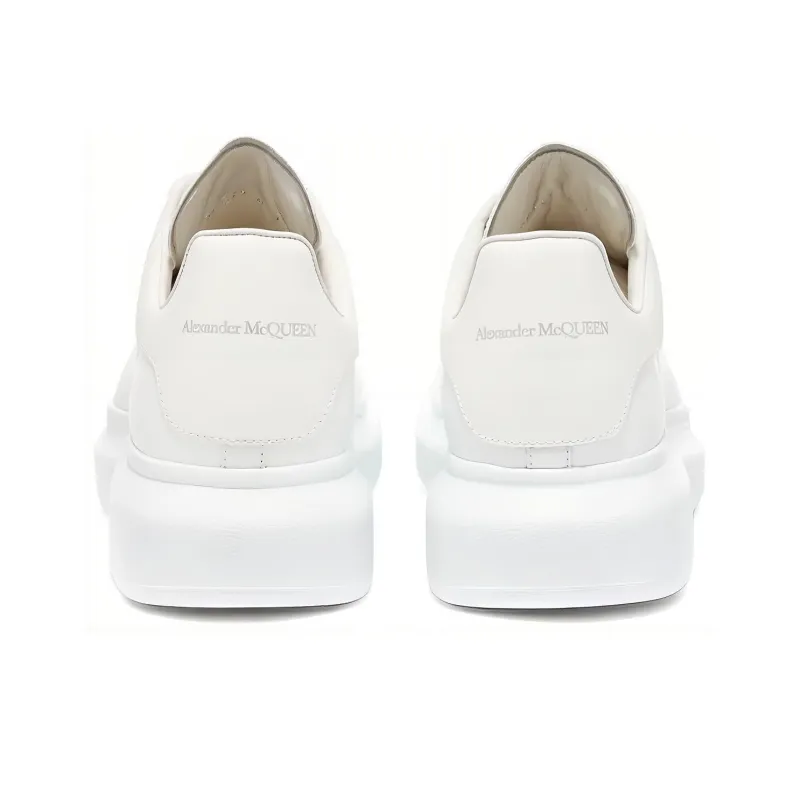 Alexander McQueen Glow In The Dark Heel Tab 'White'-4