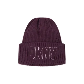 DKNY Acrylic Beanies Kids' Purple