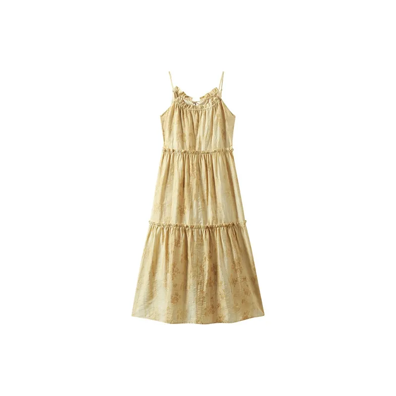 Inman Slip Dress Women's Light Yellow-1