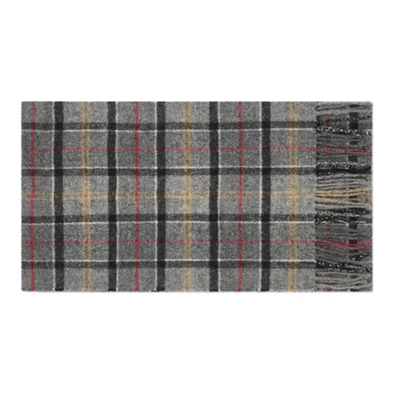 BARBOUR Tartan Fringed Scarf-0