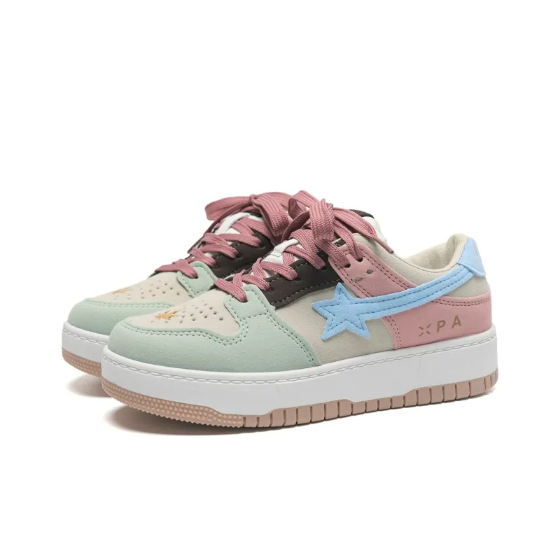 Anime Story Slip Resistant, Abrasion Resistant, Breathable Low Top Skateboard Shoes Women's-2