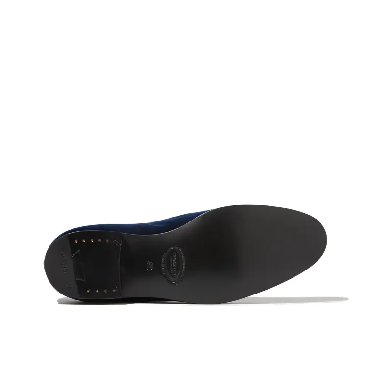 SCAROSSO Jay Embroidered Velvet Slippers-4