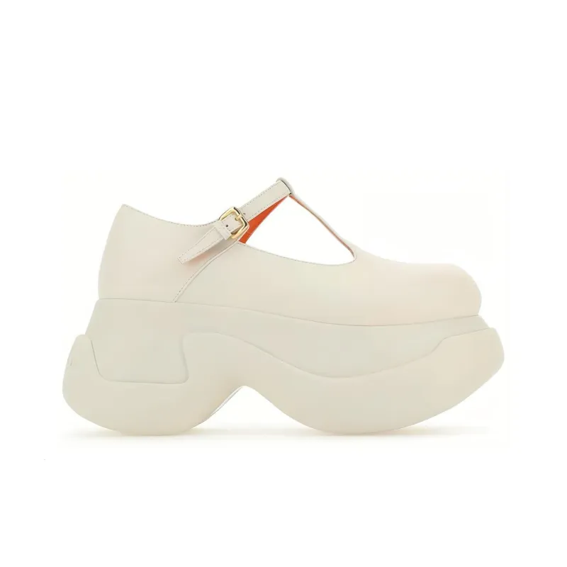 MARNI Low-Top Platform Shoes Women's White-1