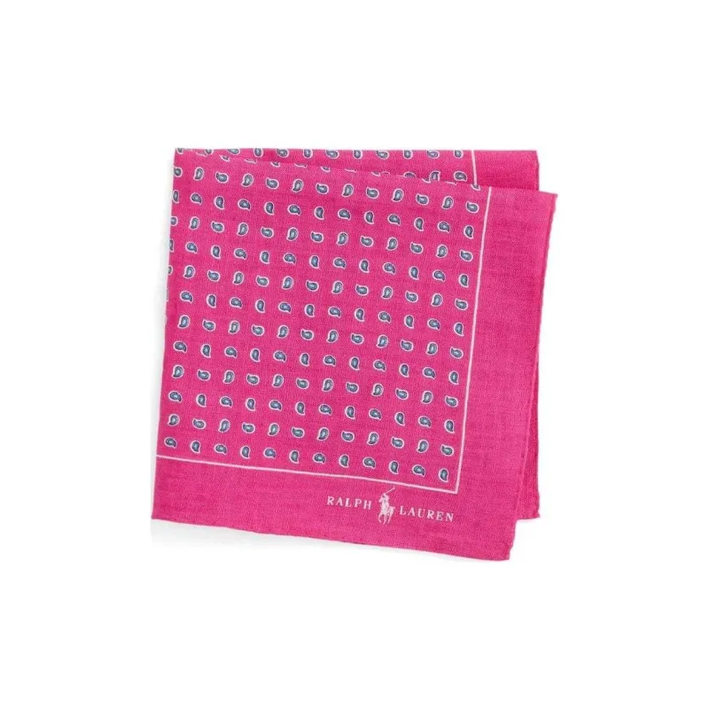 Polo Ralph Lauren Pine Linen Pocket Square-1