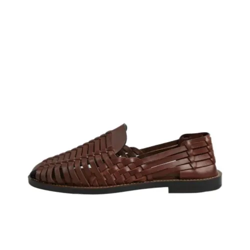 Brunello Cucinelli Interwoven Leather Sandals