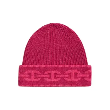 HERMES Cashmere Beanies Women's Pink