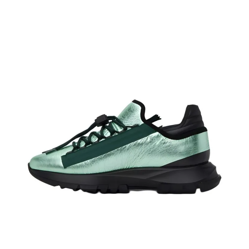 Givenchy Spectre Low Top Casual Shoes Men's Black Green-0