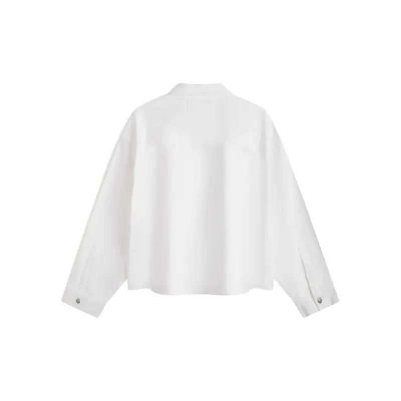 CALVIN KLEIN Shirt Men's White Denim-1