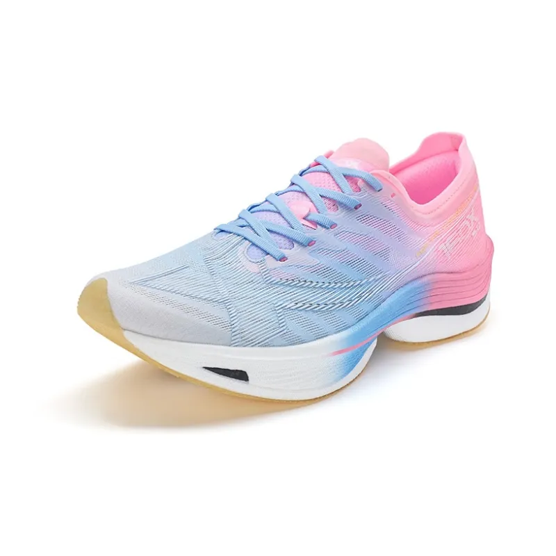 XTEP Racing 160X 5.0 Running Shoes Men Low Top Fluorescent Cherry Pink/Moon Blue-2