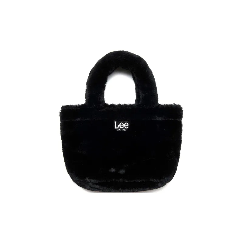 Lee Nylon Tote Bag, Shopping Bag, Handbag Mini Unisex Black-0