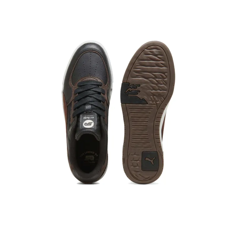 PUMA Ca Pro Porsche Legacy Crush Slip Resistant Cushioning Wear Resistant Low Top Skateboard Shoes Unisex Brown-3